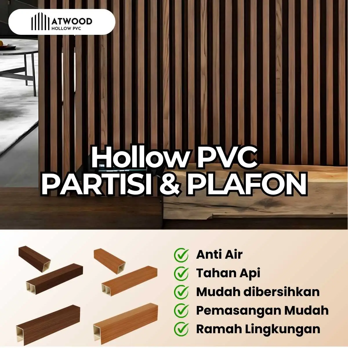 Hollow PVC